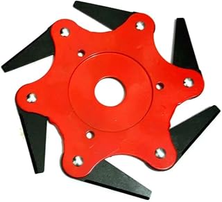 hirobou 6 Steel Steel Blades Razors 65Mn Lawn Mower Trimmer Head Grass Weed Eater Brush Cutter Tool