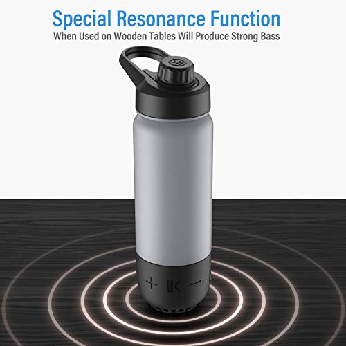 ICEWATER 3-in-1 Smart Water Bottle(Glows to Remind You to Stay Hydrated)+Bluetooth Speaker+Dancing Lights,22 oz,Stay Hydrated and Enjoy Music,Perfect Gift