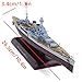 CHICHIYANG 1:1000 Scale United Kingdom HMS Hood Battle Cruiser Model Alloy Die-Cast Nautical Warship Miniature for Boat Enthusiasts
