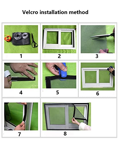Moustiquaire pour fenêtre stop insectes avec ce filtre métallique sans perçage - 7