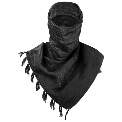 Image of FREE SOLDIER Scarf Military Shemagh Tactical Desert Keffiyeh Head Neck Scarf Arab Wrap with Tassel for Men Women