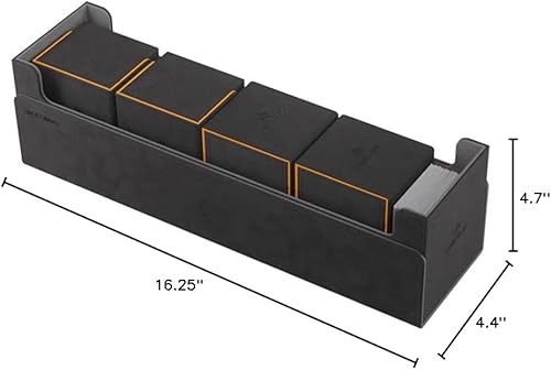 Miniatura 6 de Dungeon S 550+ Caja convertible de accesorios para juegos y baraja  Almacenamiento de cartas de doble funda  Protector de juego de cartas