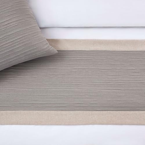 Bufanda de cama protectora en tejido lavable de algodón para hoteles y hogar 8