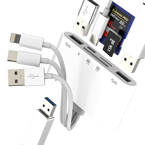Adaptateur USB C Lightning vers Micro SD pour libérer l'espace iPhone