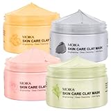 Ciella Ciella 4pcs Face Mud Mask，Pore Cleansing Mask，Face Masks Skincare，Dead Sea Mud Mask，Skincare Gift Set（16.93oz） (4-in-1)