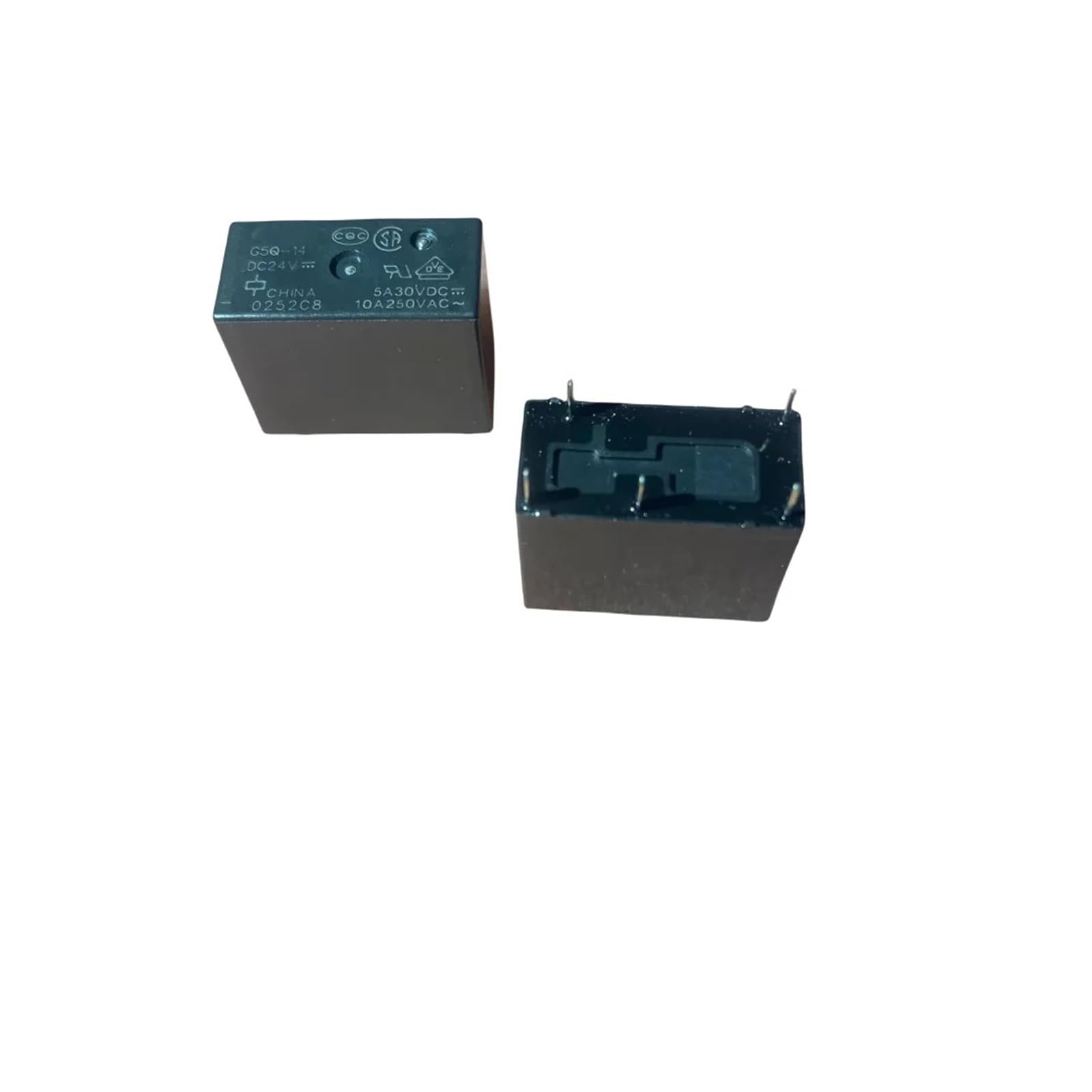 Relais de puissance G5Q-14-1A DC5V 10A 5PIN pour circuit électronique