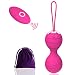 Kegel Balls for Women Beginners - Abandship Remote Controlled Kegel Exercise Weights - 2 in 1 Ben Wa Kegel Exercise Balls for Women Kegel Exercises