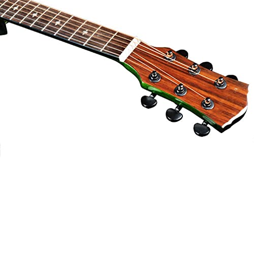 MEIeynt Guitare Acoustique pan coupé 36″ – Finition Brillante Naturelle à 6 Cordes avec Sac de Transport, accordeur, Cordes en Acier, médiators, Sangle, capodastre, pour débutants/Adultes - Les Beatles, Paul McCartney, John Lennon, RIngo Starr, George Harrison MEIeynt Guitare Acoustique pan coupé 36" - Finition Brillante Naturelle à 6 Cordes avec Sac de Transport, accordeur, Cordes en Acier, médiators, Sangle, capodastre, pour débutants/Adultes – Image 8