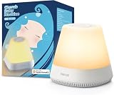 Einschlafhilfe Baby Smart Nachtlicht funktioniert mit Apple HomeKit, Baby WLAN Nachtlicht für Kinder mit Weißes Rausche, dimmbar white noise Maschine kompatibel mit Siri, Alexa und Google Assistant