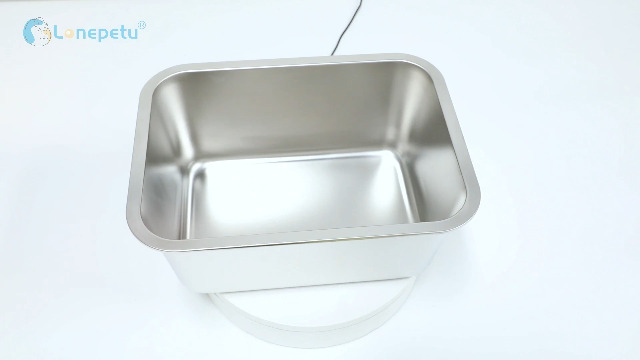YUEPET 3 Gallon Elevated Dog Water Bowl – Adjustable Stainless Steel Stand For Large/X-Large Dogs