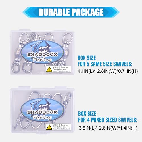 Émerillon de pêche avec poids plomb émerillon acier inoxydable eau salée - 5