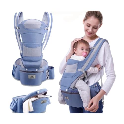 Mochila Bolsa Canguru Ergonômico Para Bebê Premium Portador Carregador de Bebê 3 Em 1 Alça Ajustável