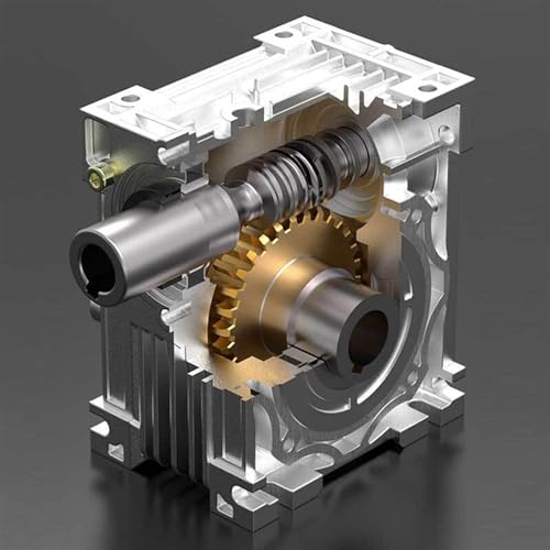 Reductor de engranaje tornillo sin fin NMRV030 con relación de 60:1 4