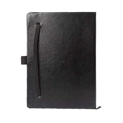 Image of Cubic A5 Leatherite Hardbound Notebook (Black) | Premium Executive Journal with Smooth Pages & Elegant Finish for Office, School & Personal Use