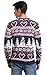 *daisysboutique* Men's Christmas Holiday Snowman Sweater Cute Ugly Pullover (Small, Love Canes)