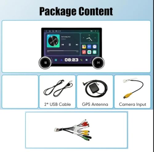 Image of Gemstone Diamond 2K (6 GB RAM + 128 GB ROM) Dual Knob 10.1 inch QLED Display Android auto and carplay Wireless car Stereo Music System (Free Mic)