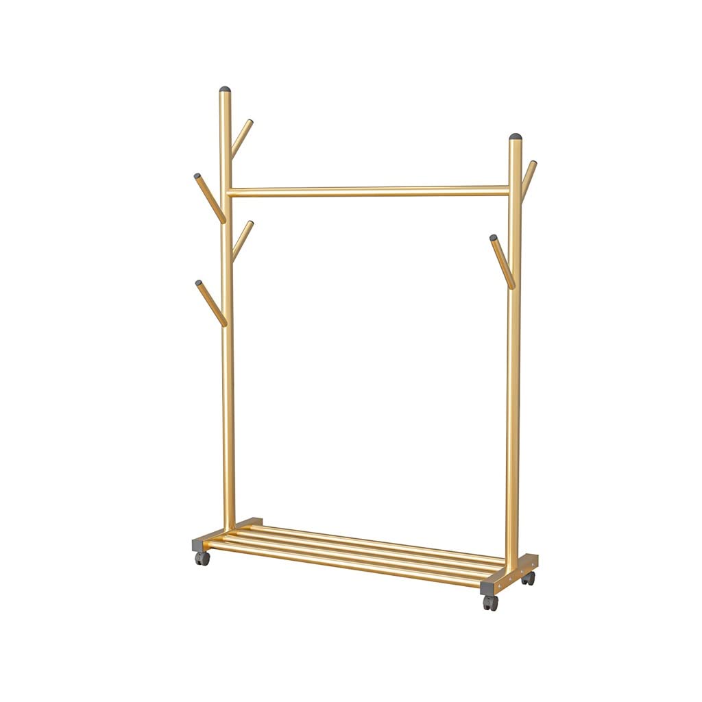 Portant à vêtements du sol au plafond en finition léger de luxe 100cm