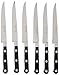 Produktbild Richardson Sheffield SABATIER TROMPETTE Steakmesser-Set, 6 x Steak-Messer, silber, gehärteter, rostfreier Klingenstahl, spülmaschinenfest, Steakbesteck, Pizzabesteck, Essbesteck
