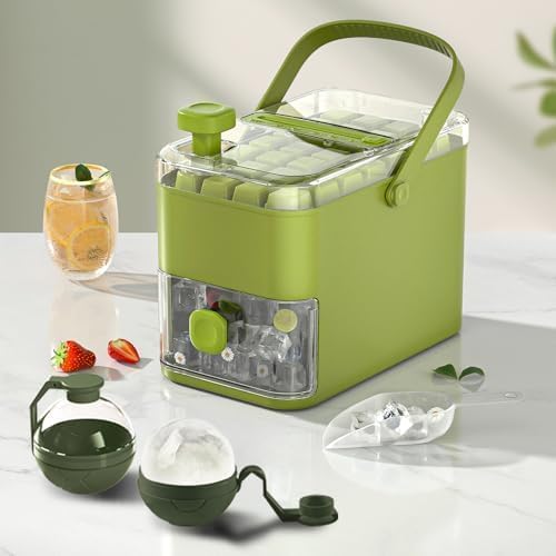 Compact Double Layer Ice Cube Tray