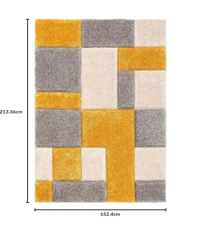 Image of Carpet for Living Room 5x7 feet Anti Skid Rug Colour Ivory Beige