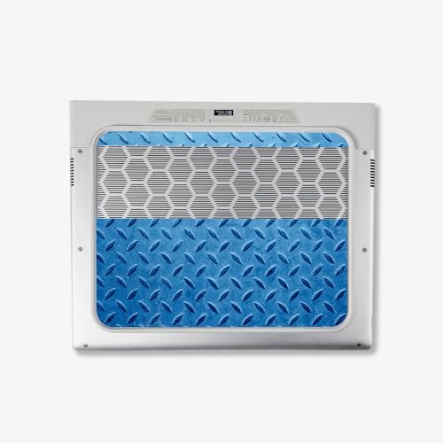 Image of MightySkins Skin Compatible with Alienware X14 R2 (2023) Full Wrap Kit - Blue Gridiron | Protective, Durable, and Unique Vinyl Decal wrap Cover | Easy to Apply & Change Styles | Made in The USA