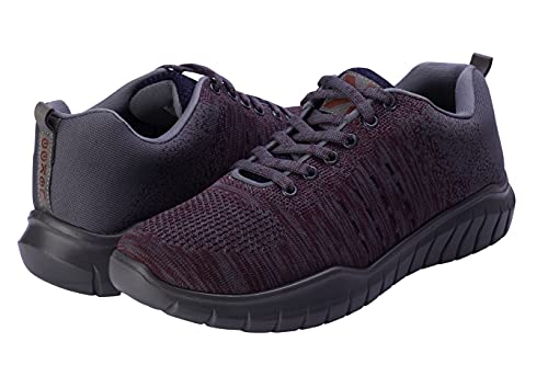 Image of eeken Maroon Lightweight Sneakers for Men