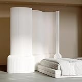 Separador de Ambientes Divisor De Habitación Plegable,Color:blanca)