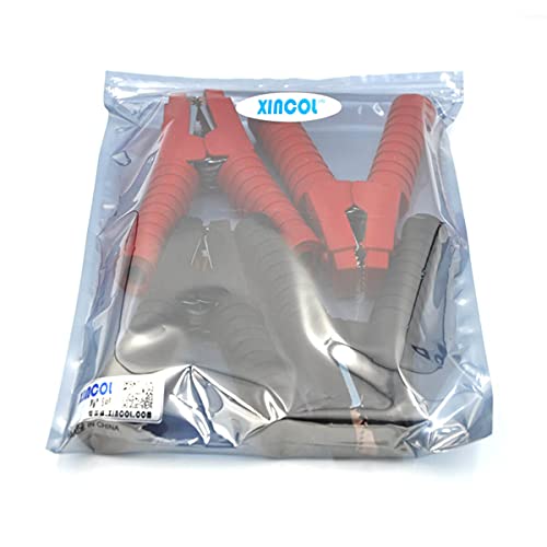2 Pairs/4 Pcs Of Xincol Tx-100 Heavy Duty Battery Clip Replacement Booster Cable Clamp Set Can Be Connected With 1# Awg Wire #TOP6