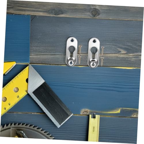 Image of ARTIBETTER Invisible Picture Frame Back Panel Hanger Clips Durable Frame Hooks for Photos Artwork and Posters Compatibility Easy to Install Clips Screws Included