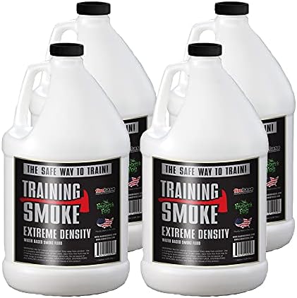 Froggy's FogTraining Smoke Machine Fluid for Smoke Generator, Extreme Density Fog Machine Fluid Optimized for Firebase Machines, 4 Gallons