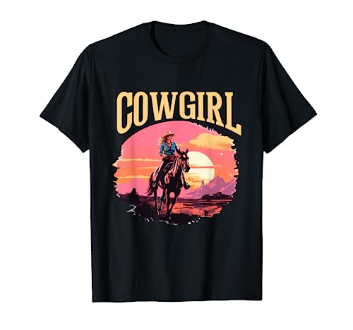 Rodeo Western Country Southern Cowgirl sombrero Camiseta