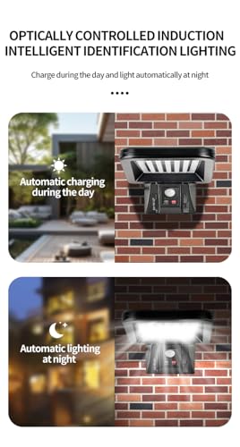Luces solares para exteriores de seguridad para evitar robos 7