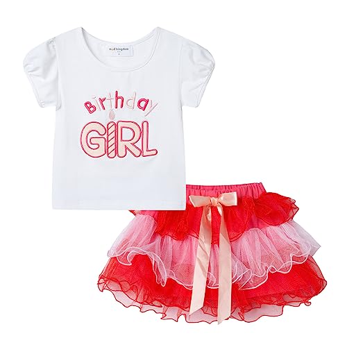 Mud Kingdom Little Girls Birthday Clothes Set 5 Year Gifts ...