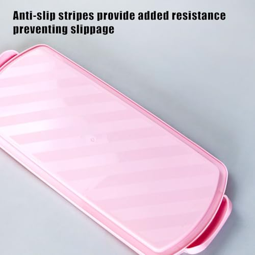 Contenedor de pan rectangular portátil con asa para encimera de cocina 8