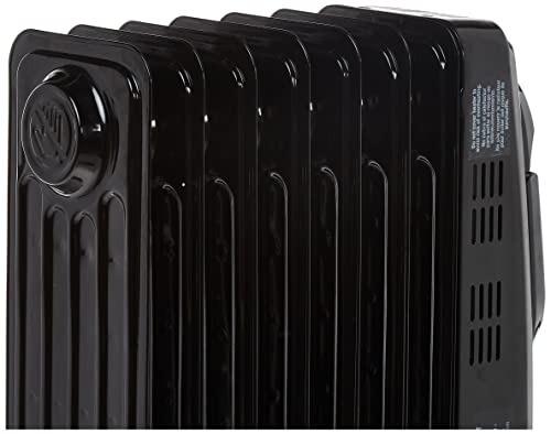 Honeywell Hz-789 Energysmart Electric Oil Filled Radiator Whole Room Heater, Black, 24.45"H X 9.06"D X 13.74"W (Hz789) #TOP5