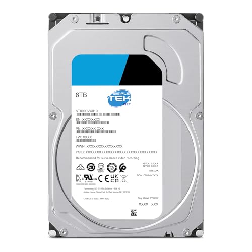 Disco duro 8 TB evita la pérdida de grabaciones de vídeo protegiendo los datos de tu NAS