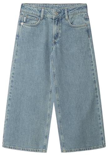 Pepe Jeans Wide Leg Lexy vaqueros de rayas para niñas con corte holgado y tejido cómodo