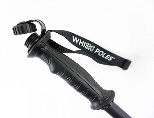Whiski Poles Original Best Gift For Skiers - Ski Pole Flasks Holding 16 Oz + Free Collapsible Funnel + Stickers #TOP4