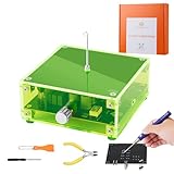 STEM Science Building Kit for Kids–Electronic Tesla Lightning Kit–Easy DIY Science Gadgets & Crafts–Unique Educational Gift Toys for Fun and Learning(Soldering Version)(Rectangular-Fluorescent Green)