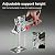 1 Pcs Viking Arm Precision Clamping Tool Tile Leveling System Arm Hand Tool Jack?Multifunctional Jack All-Steel Ceramic Tile Height Adjustment lifting device (Green Three Pillars)