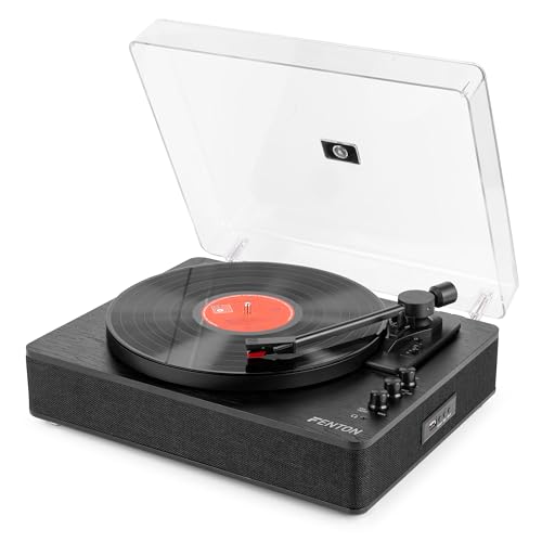 Fenton RP162B Schallplattenspieler Bluetooth Plattenspieler mit...