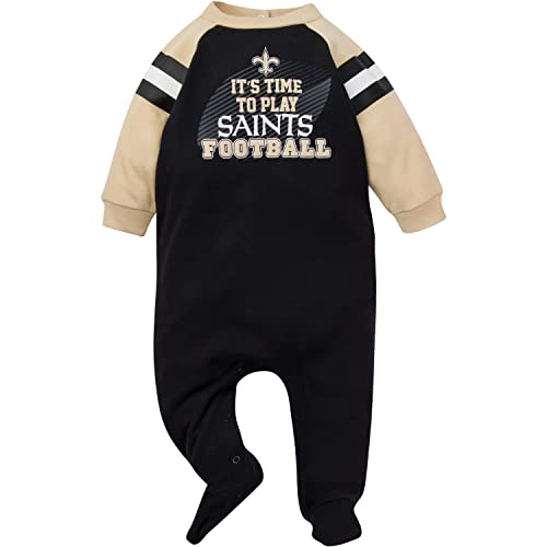 Image of Gerber NFL Unisex Baby Nfl Team Footed Sleep and Play