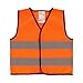 Produktbild First Aid Only Kinder Warnweste 5-6 Jahre Orange | Kinderwarnweste Größe 122/128 | TÜV-geprüfte Sicherheitsweste für Auto, Fahrrad, Schulweg | Reflektorweste in Signal-Orange | P-91915 ORANGE 00