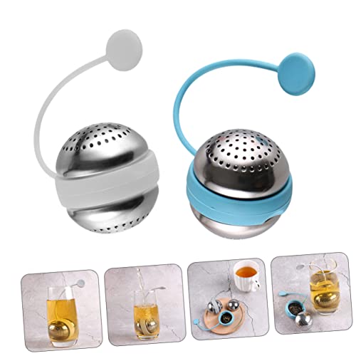 BESTOYARD 2 Pçs Ferramenta De Pia De Chá De Bola Infusor De Chá De Aço Inoxidável Infusor De Chá De