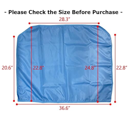 Image of Microscope Dust Cover Compatible with 3.5X-180X, 3.5X-90X, SW-3T24Z - Lab lensmeter Instruments Accessories, ESD Material, 36.6 inchx28.3 inchx22.8 inch