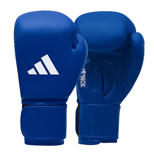 Adidas Unisex's AIBA Approved Competition Boxing Gloves, Blue, 12oz