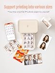 HPRT Imprimante photo 4x6,+20 Feuilles & 1ribbon, Wi-Fi Imprimante instantanée sans fil pour iPhone, Android, Smartphone, Sublimation thermique des colorants, AR Impression vidéo (Renewed)