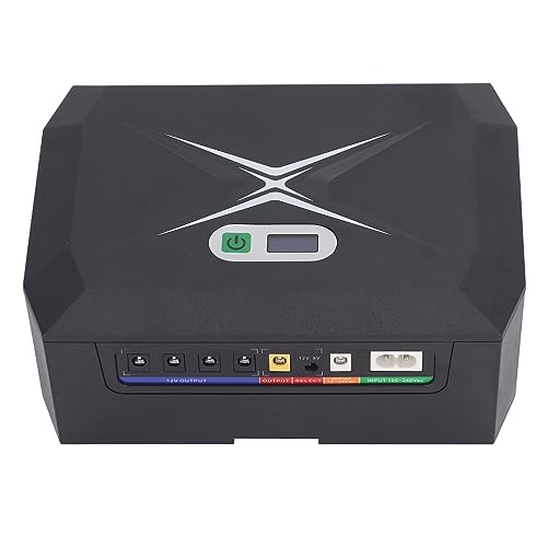 Fuente de Alimentación Ininterrumpida, Protección de Cortocircuito de Entrada de 100‑240V UPS de Amplia Compatibilidad Fácil Operación 120W para Enrutadores (Enchufe de la UE)