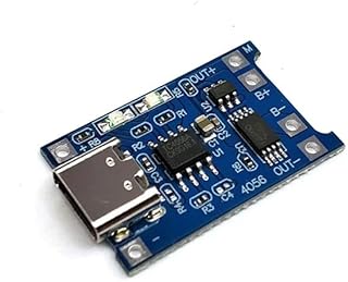 داي-كيت شاحن بطارية ليثيوم نوع سي TP4056 بمنفذ USB نوع سي 1 امبير مع حماية للبطارية من كيت لي