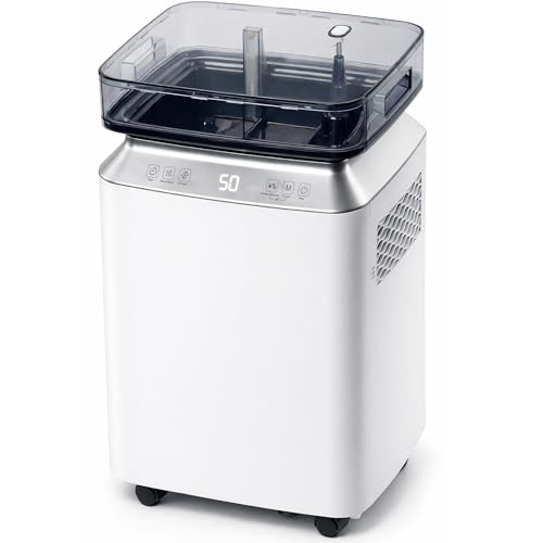 Megonia Deshumidificador Eléctrico Comerciale con Bomba: 80L/Día Alta Capacidad Tanque 8L y Drenaje Continuo Portátil con Ruedas para Casa Oficina Trastero Almacén Espacios Grandes Megonia Deshumidificador Eléctrico Comerciale con Bomba: 80L/Día Alta Capacidad Tanque 8L y Drenaje Continuo Portátil con Ruedas para Casa Oficina Trastero Almacén Espacios Grandes